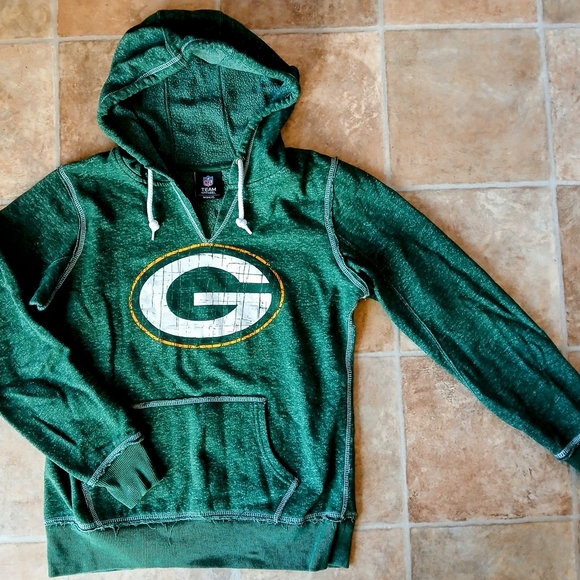 NFL Green Bay Packers Green Sweatshirt Hoodie - Picture 1 of 2